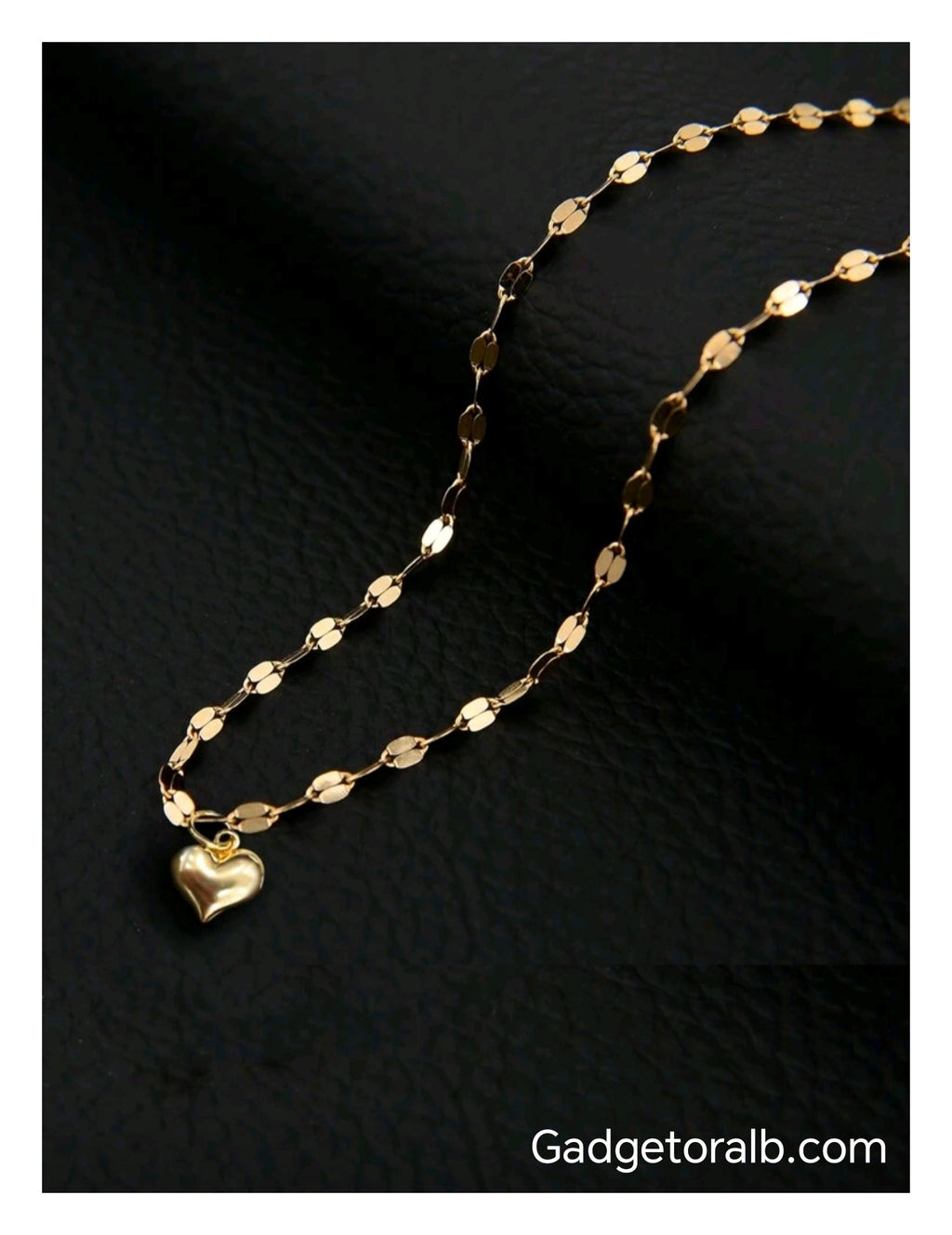 Real Silver Heart Pendant Necklace