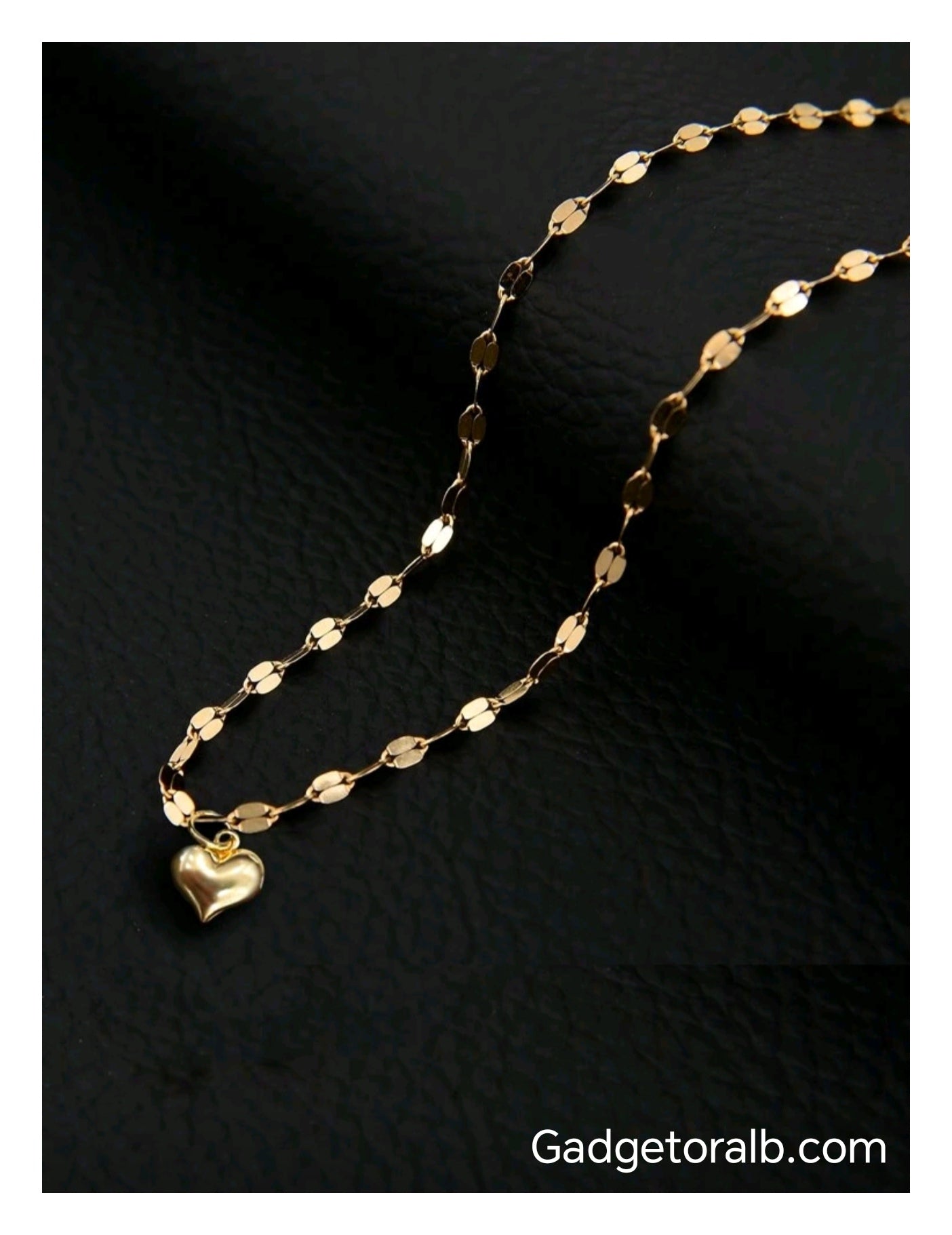 Real Silver Heart Pendant Necklace